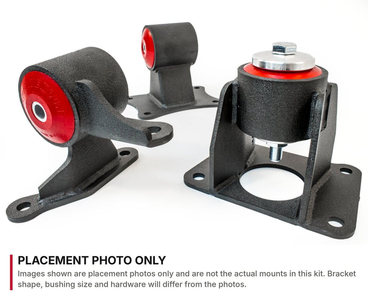 03 CL Type-S 98-02 Accord V6 6-Speed Swap Replacement Front Transmission Mount J-Series Manual 400-500HP 85A Grey Innovative Mounts