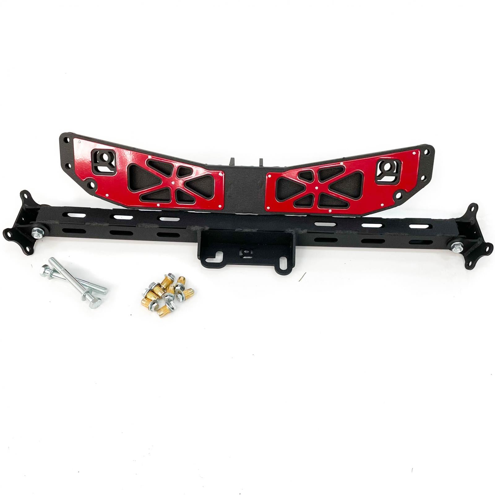 AWD Rear Diff Mount Kit - EK Black/Red Innovative Mounts