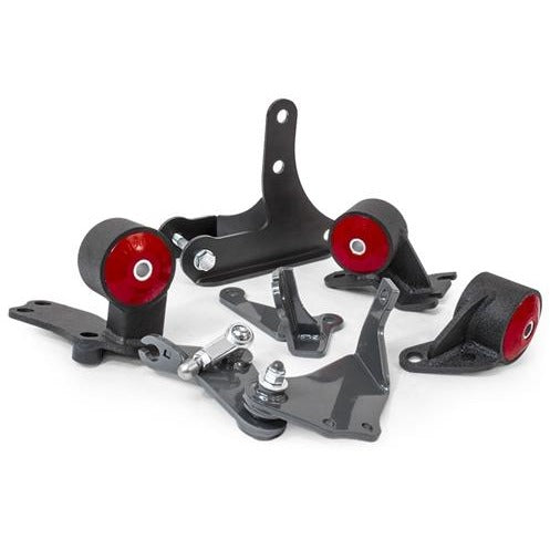88-91 Civic/CRX Conversion Engine Mount Kit No Actuator D-Series 92+ Engines/Cable 2 Hydro/Manual