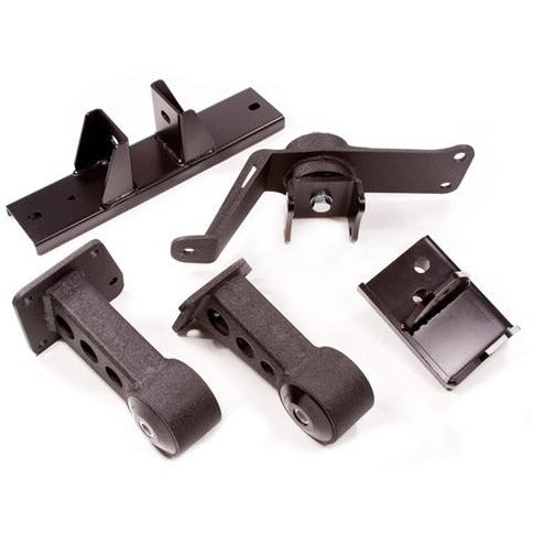 BEVINSEE K20A K24A K20Z Passenger Side Engine Swap Mount Bracket – Anodized Black Aluminum, Honda K-Series